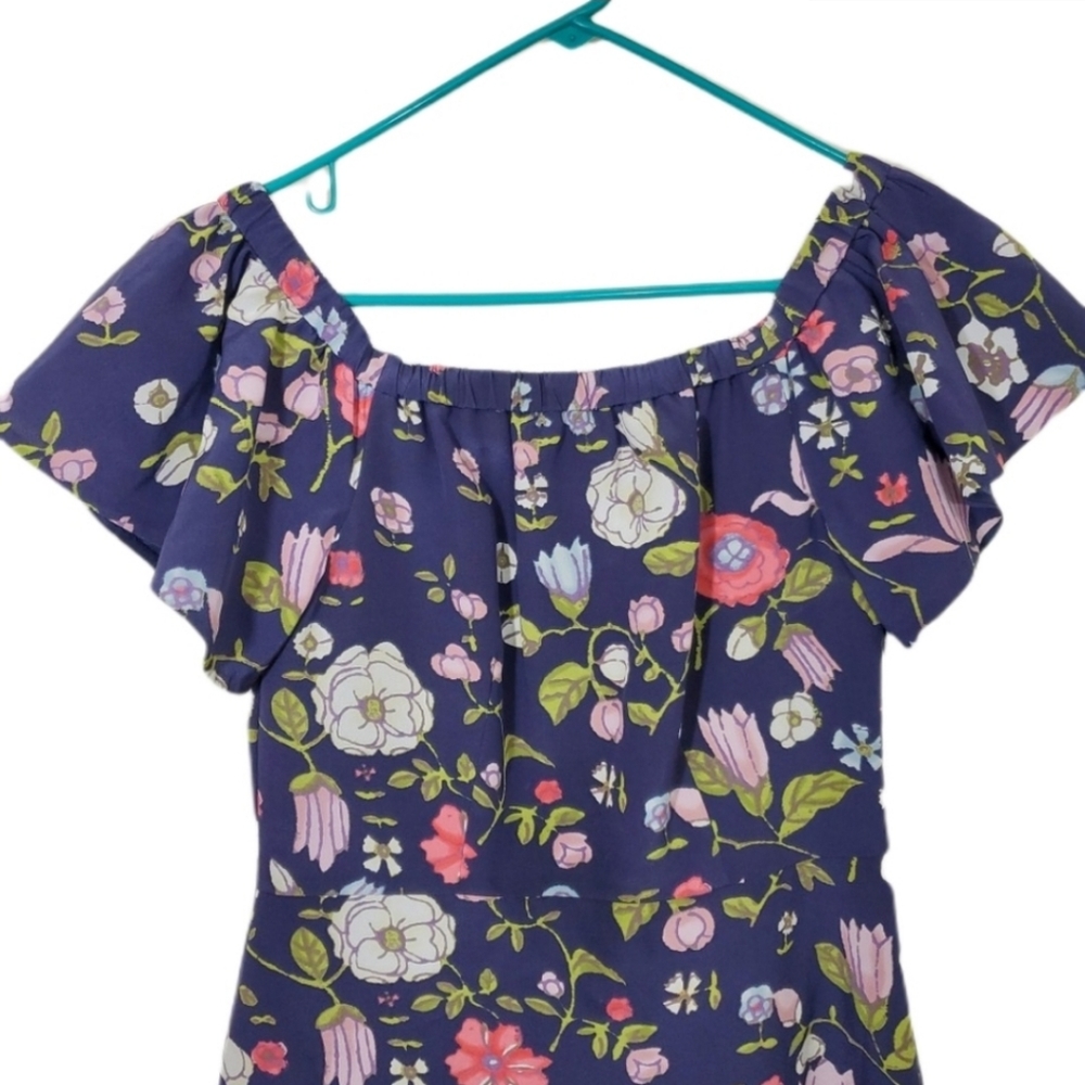 Rebecca Taylor Off the shoulder Garden Dress - Picture 8 of 10